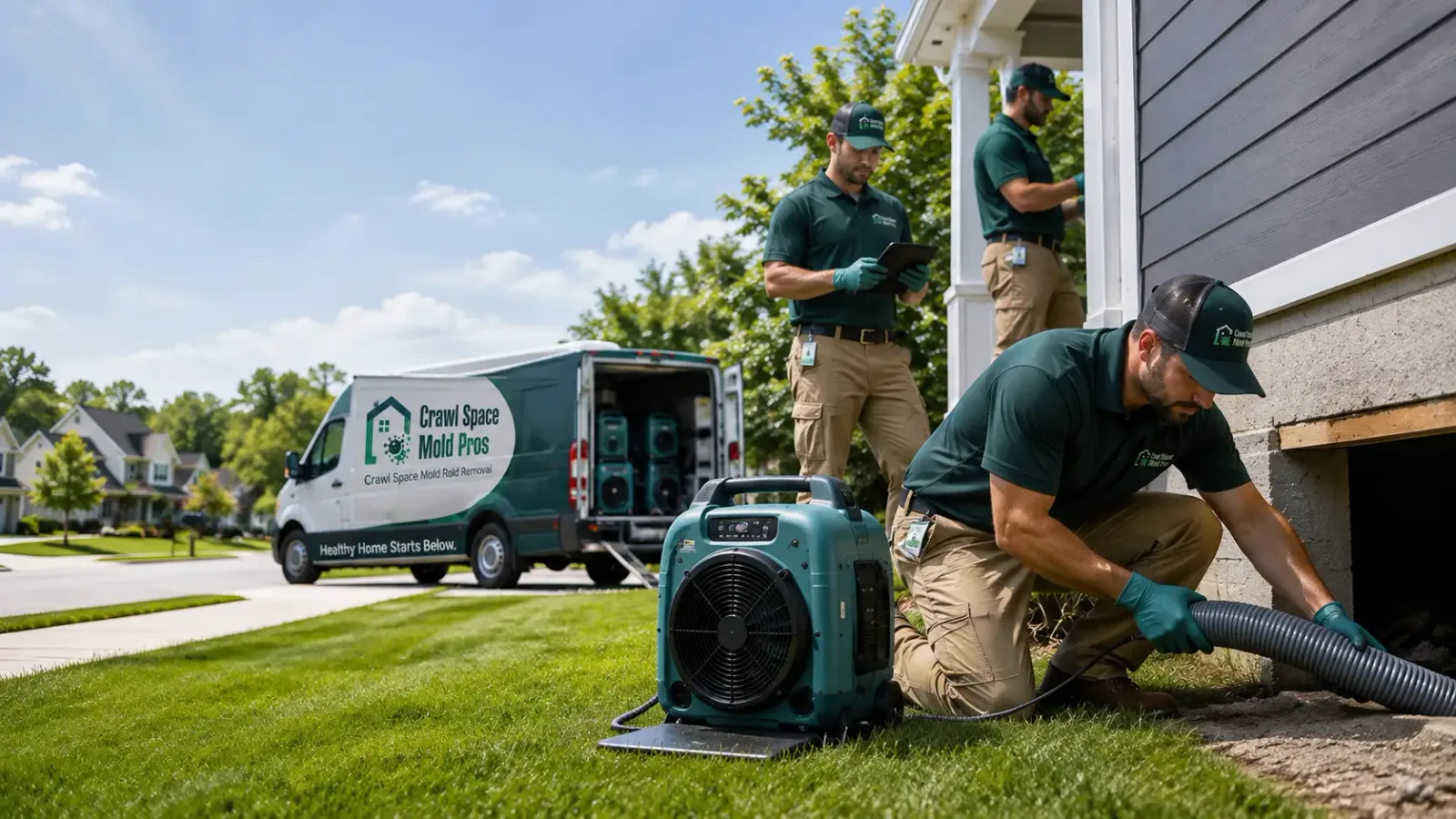 Crawl Space Mold Removal in Jensen, UT